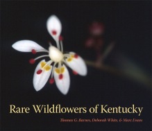 Rare Wildflowers of Kentucky By Thomas G. Barnes, Deborah White, and Marc Evans 204 pages, 10 x 8.5, 220 color photographs