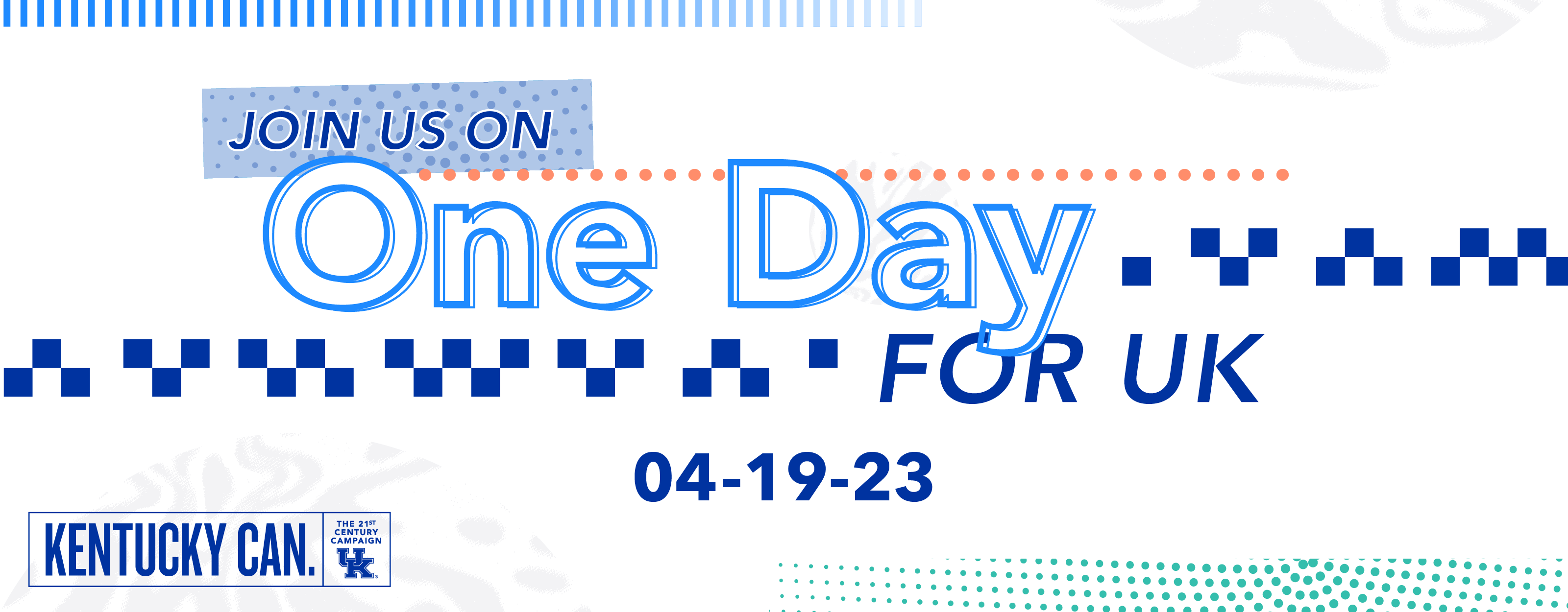 One Day for UK is April 19th!